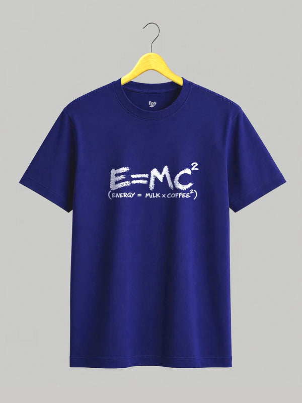 ROUND NECK E=MC Square