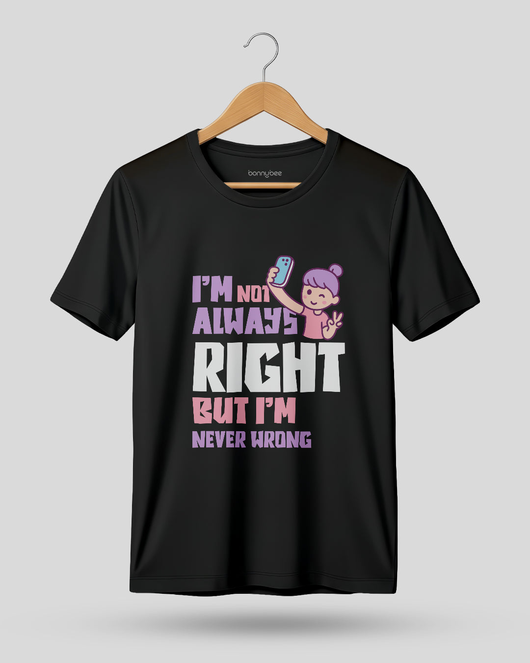 NEVER WRONG ROUND NECK