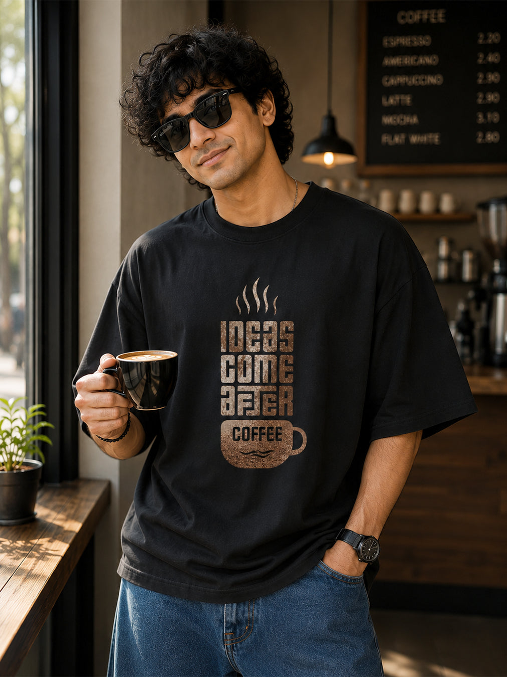 OVERSIZED - COFFEE Secondary image