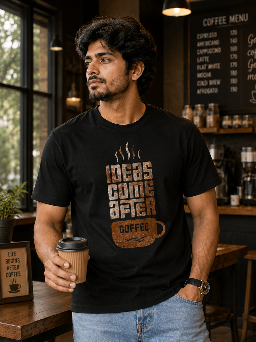 COFFEE ROUND NECK Secondary image