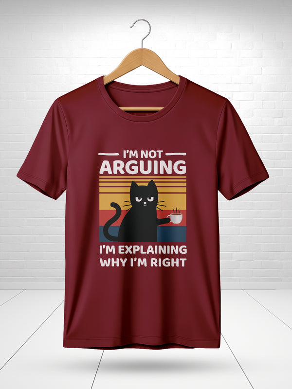 I M NOT ARGUING