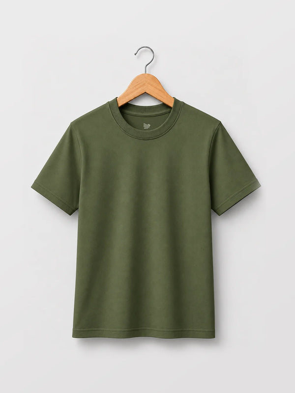 KIDS PLAIN ROUND NECK