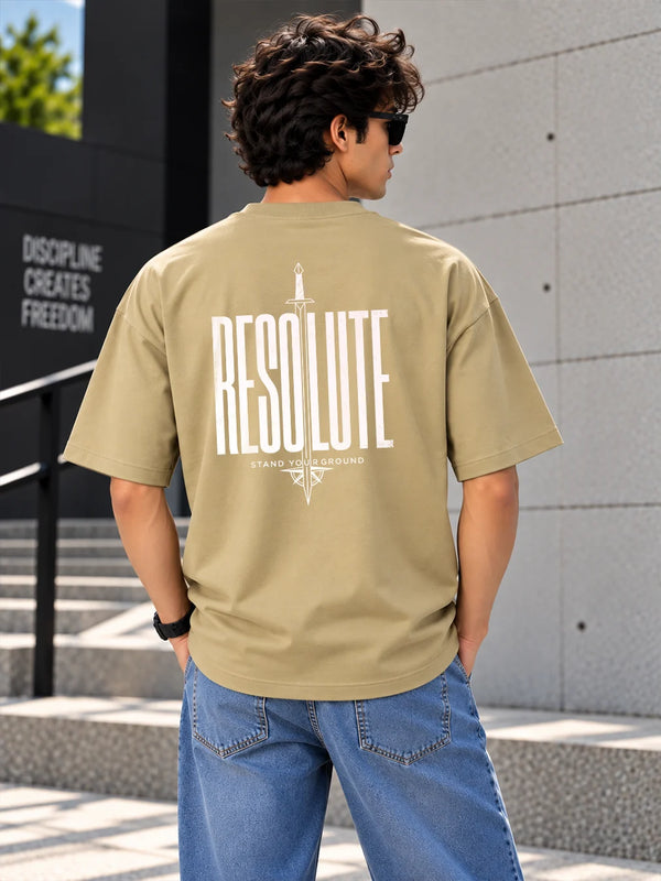 RESOLUTE - OVERSIZED ROUND NECK