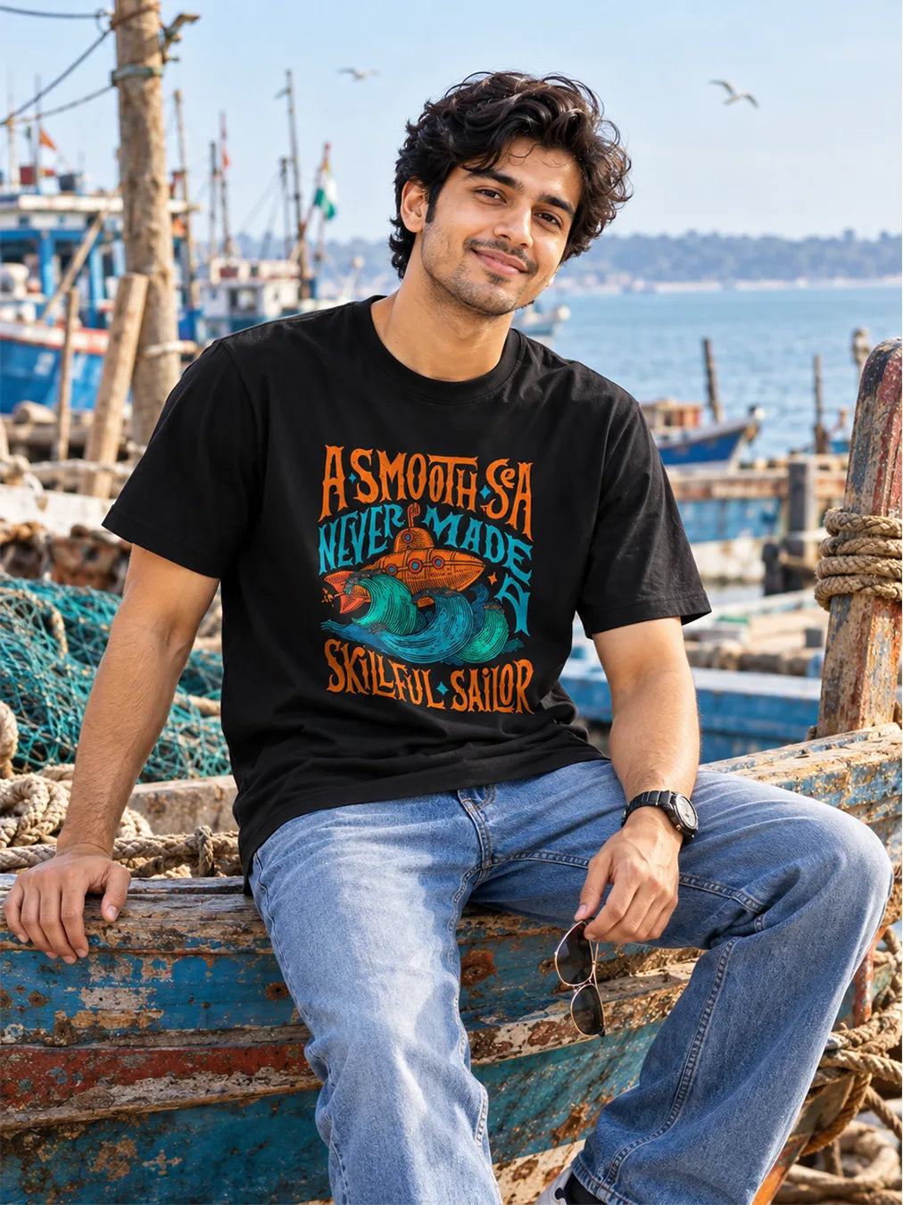 SMOOTH SEA - ROUND NECK