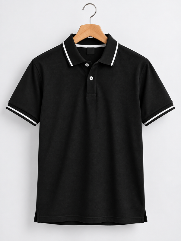 UNISEX TIPPING POLO T-SHIRT