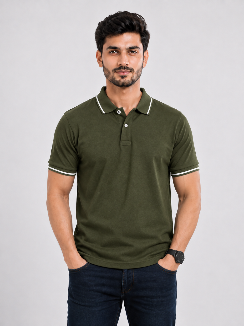 UNISEX TIPPING POLO T-SHIRT