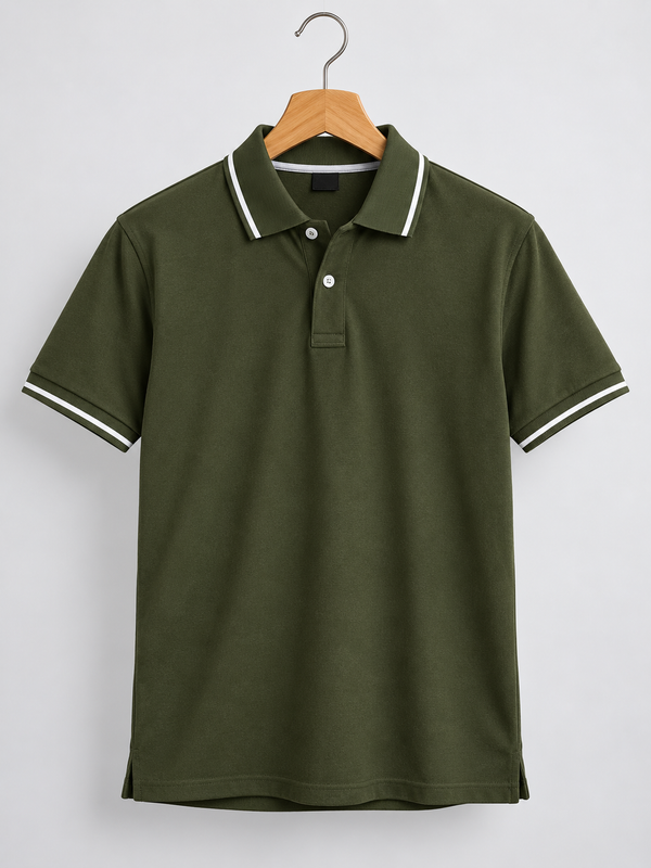 UNISEX TIPPING POLO T-SHIRT