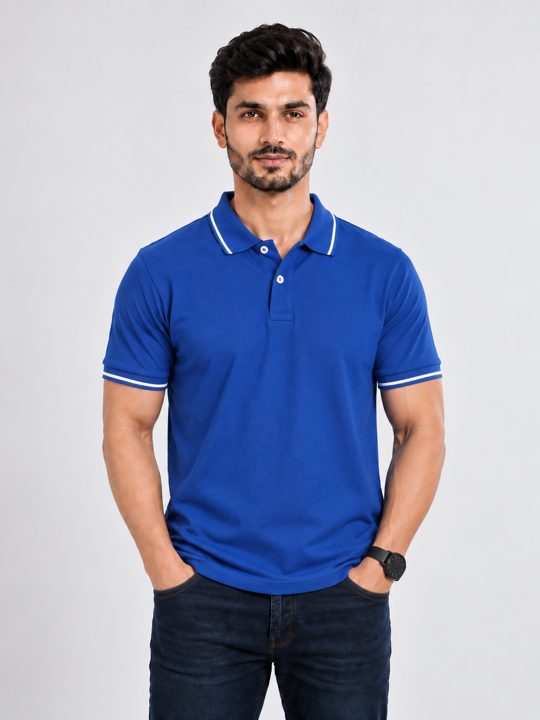 UNISEX TIPPING POLO T-SHIRT