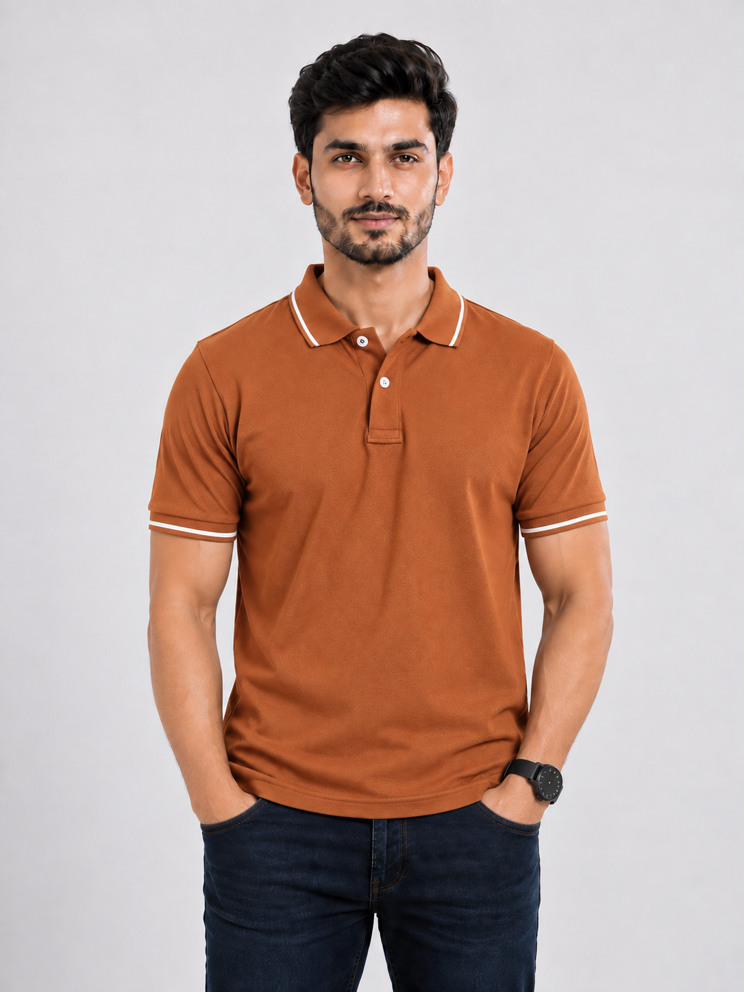 UNISEX TIPPING POLO T-SHIRT