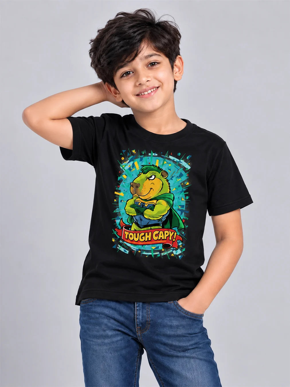 KIDS ROUND NECK - TOUGH CAPY