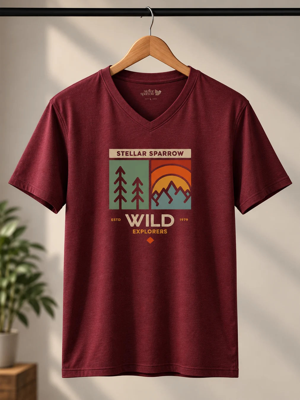 V NECK - Wild Explorer